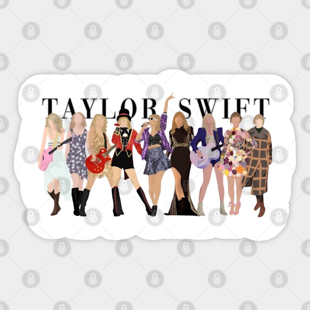 Taylor Swift Sticker by Cun-Tees!